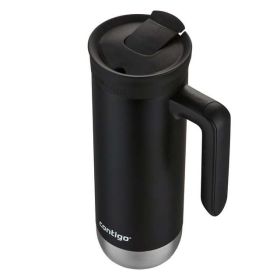 Contigo Huron 2.0 Stainless Steel Travel Mug with SNAPSEAL Lid and Handle in Black, 20 fl oz.