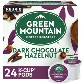 Green Mountain Coffee Roasters Dark Chocolate Hazelnut Coffee, Keurig Single Serve K-Cup Pods, 24 Count