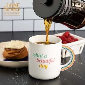 Thyme & Table Beautiful Day Ceramic Coffe Mug, 20 fl oz