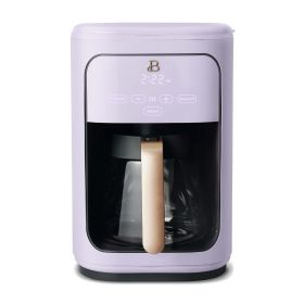14-Cup Programmable Drip Coffee Maker with Touch-Activated Display, White Icing by Drew Barrymore