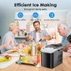 Small Portable Home Use Ice Maker,Black