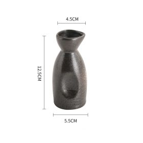 Creative Japanese Household Ceramic Baijiu Pot (Option: Blues-Small)