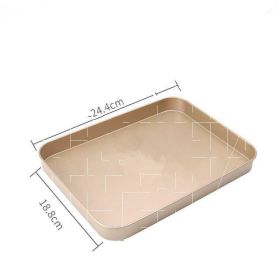 Baking Tray Oven Special Non-stick Rectangular Pizza Bread (Option: B)