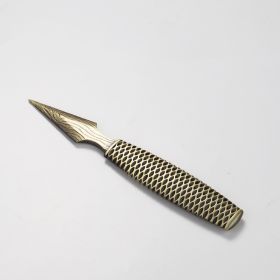 Patterned Steel Pu'er Tea Knife Set (Option: Ancient grain tea knife2)