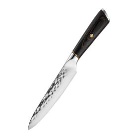 Hammer Pattern Forging Kitchen Knife Household 6-piece (Option: Chefs knife)