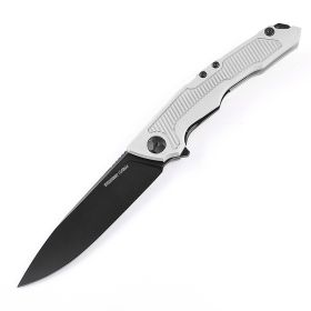 Aluminium Alloy Handle For Sharp Folding Knife (Color: Silver)